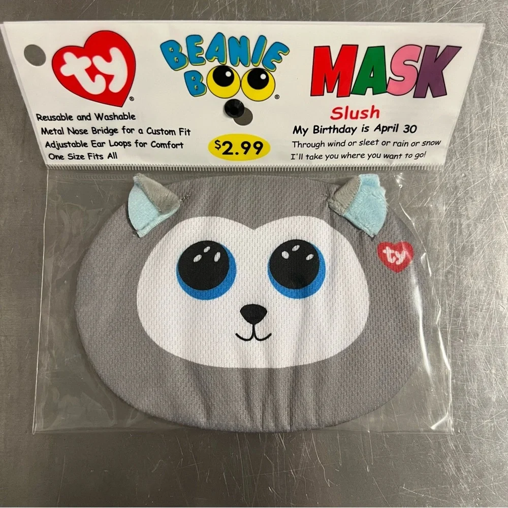 Ty Beanie Boo Face Masks Set of 3